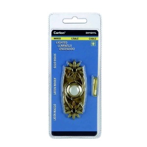 DH1641L Brass Lighted Wired Button Package 1