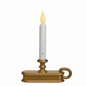 fpc1225 led single tier candle brass 1 1