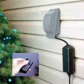 HW2195C Heavy Duty Outdoor Lights Remote Control Kit - Remotely Turn Outdoor Holiday Lights On and Off