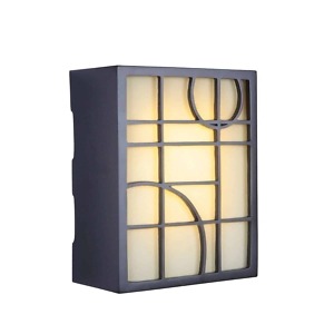 ICH1660 OB Geometric Lighted LED Chime in Oiled Bronze 1