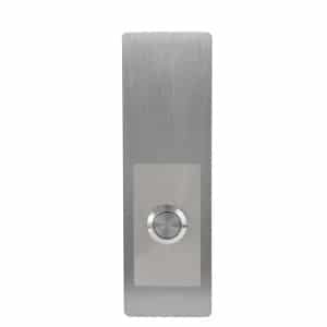 r5 doorbell front view staineless steel 1