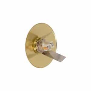 DH1260L Brass Circular Doorbell Button for Stucco Walls Back scaled 2