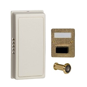 dh922 mechanical wired door chime peep hole 1