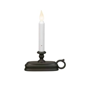 FPC1325 LED Holiday Window Candles with Two Flame Colors with Base Color Choices