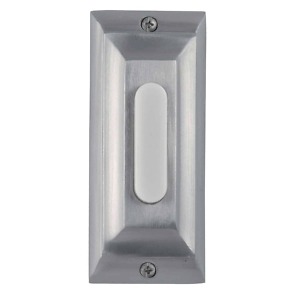 PB4042 AP Die Cast Builder Plus Series Surface Mount Lighted Push Button in Antique Pewter 1