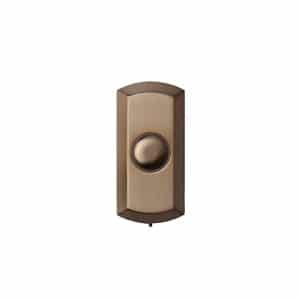 PB5012 SB Surface Mount Lighted Push Button in Satin Brass Finish 2