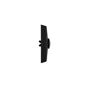 PB5017 ESP Craftmade Recess Mount Lighted Wired Push Button in Expresso Profile View 1