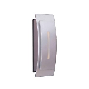 TB1020 BN Contemporary Curved Lighted Touch Button Brushed Nickel 1