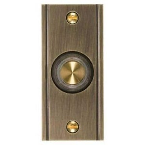 wired doorbell button solid antique brass base dh1631l v 1 2 1